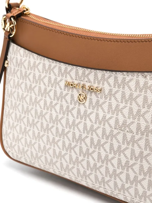 Michael Kors logo-monogram Shoulder Bag | Neutrals | FARFETCH