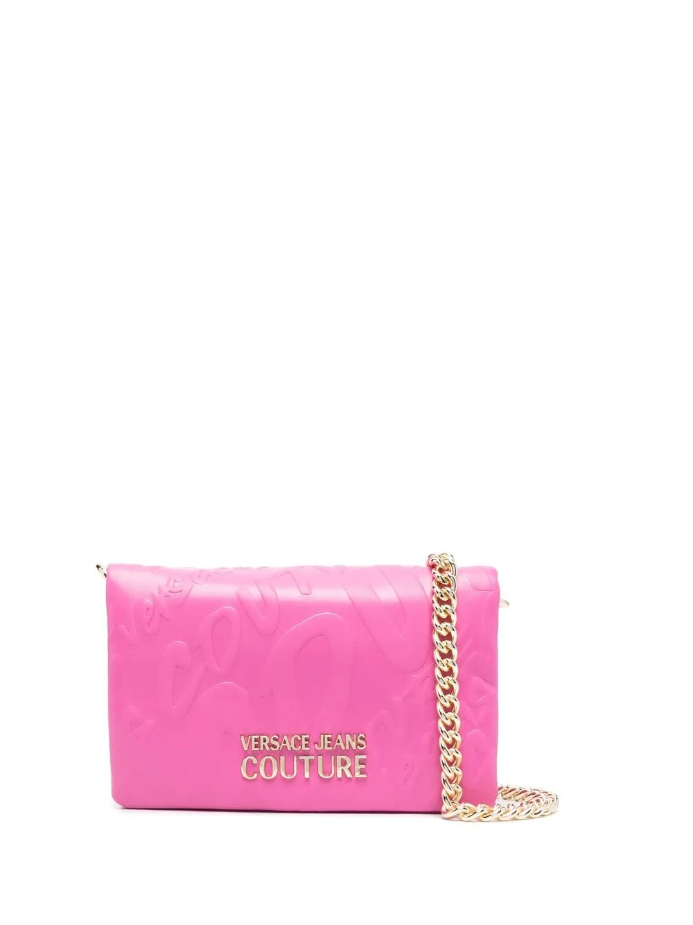 Logo-plaque Shoulder Bag In Pink