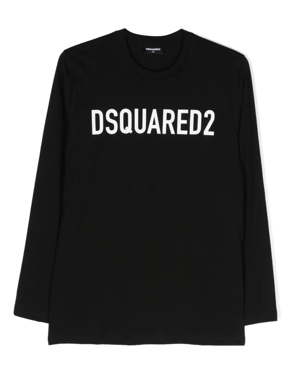 

Dsquared2 Kids TEEN logo-print long-sleeve T-shirt - Black