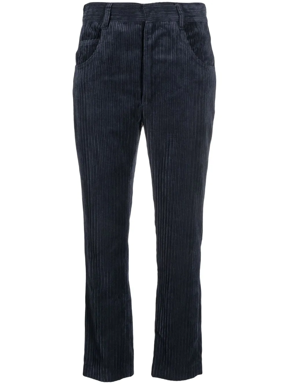 

Isabel Marant Tilorsya corduroy straight trousers - Blue