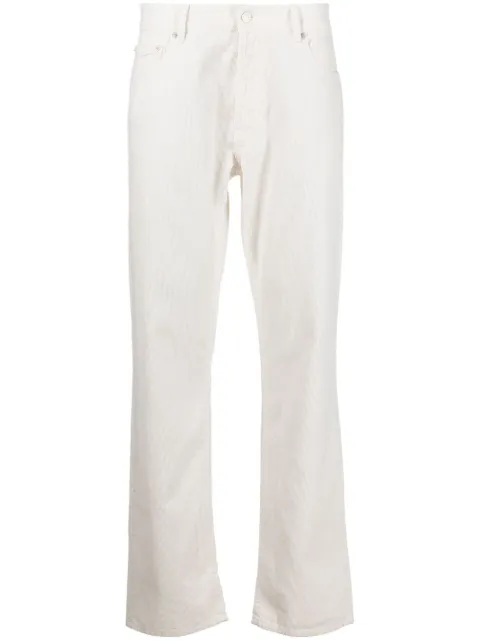 Officine Generale wide-leg cotton trousers