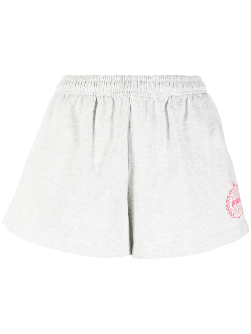 

Sporty & Rich bermudas con logo estampado - Gris