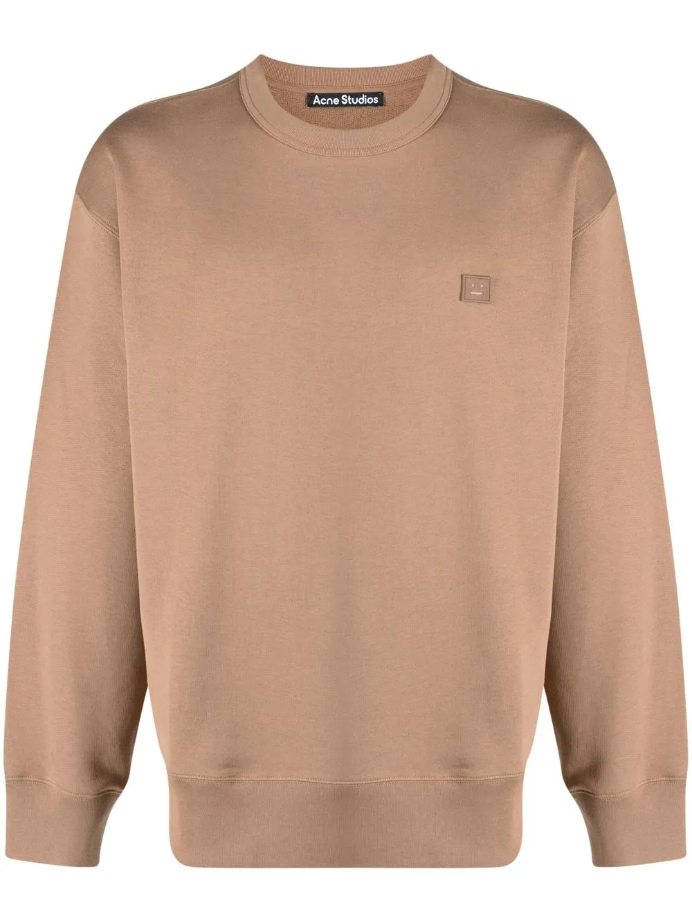 

Acne Studios face-patch cotton sweatshirt - Brown