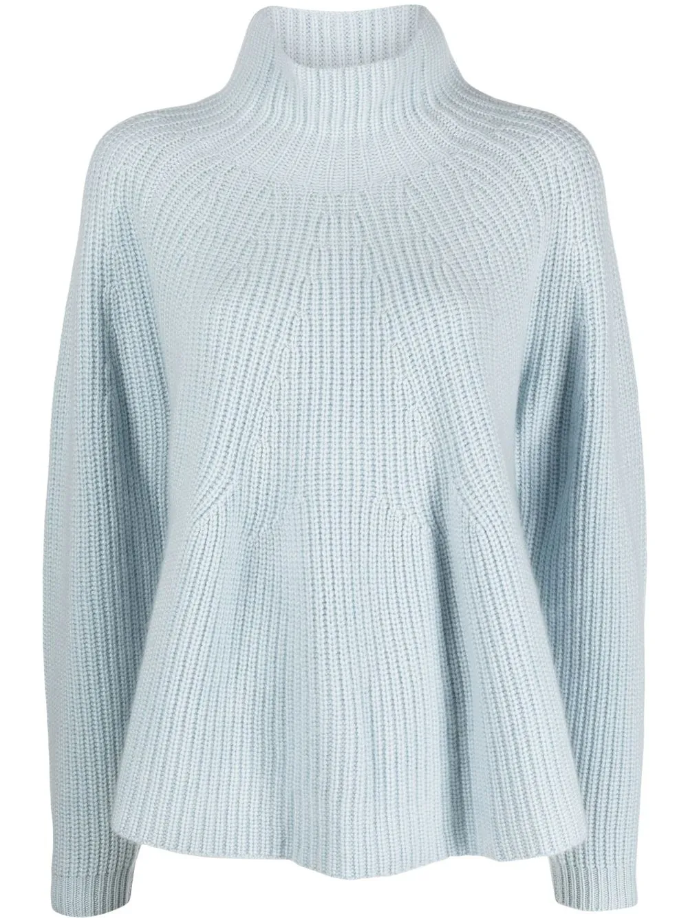 

Allude suéter de tejido grueso con cuello vuelto - Azul
