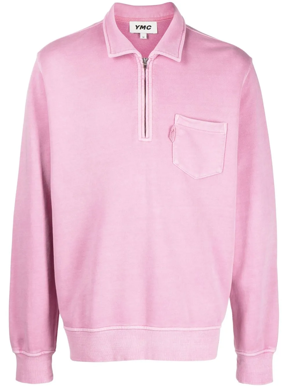 

YMC Sugden cotton sweatshirt - Pink