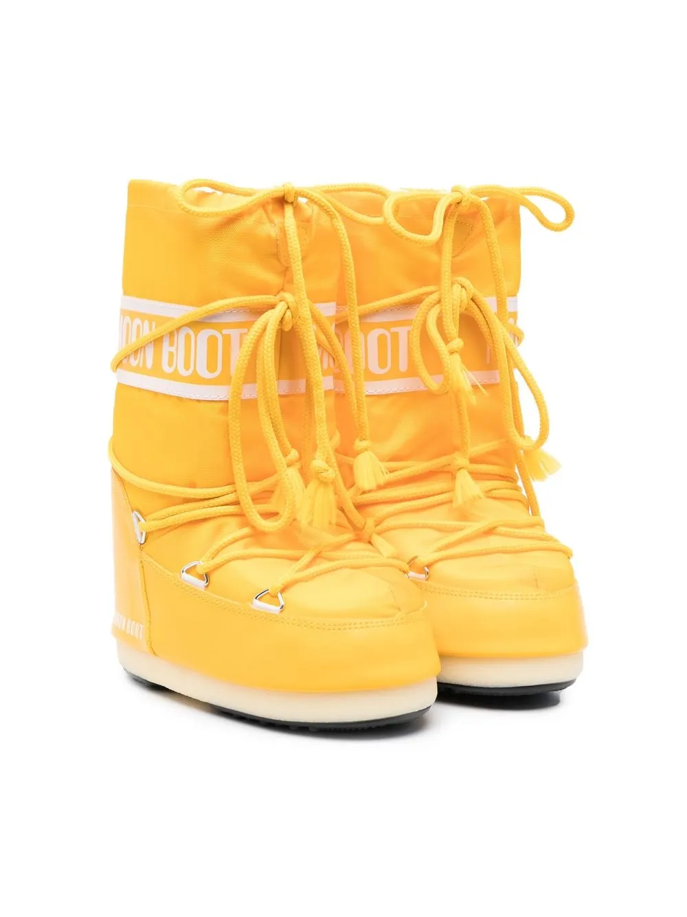 

Moon Boot Kids Icon logo-tape snow boots - Yellow