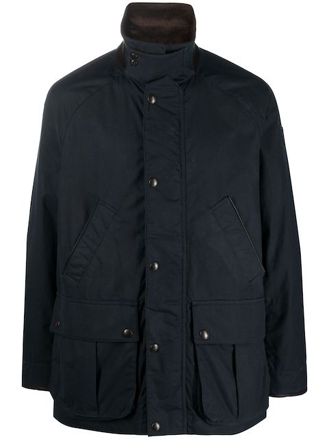 Polo Ralph Lauren contrast-collar quilted jacket