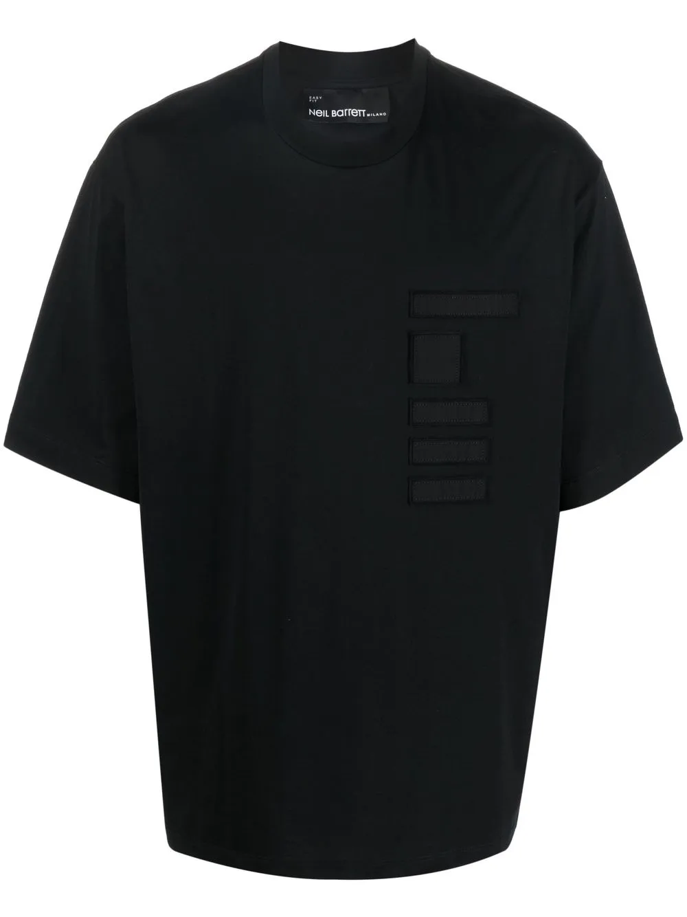 

Neil Barrett patch-detail crew-neck T-shirt - Black