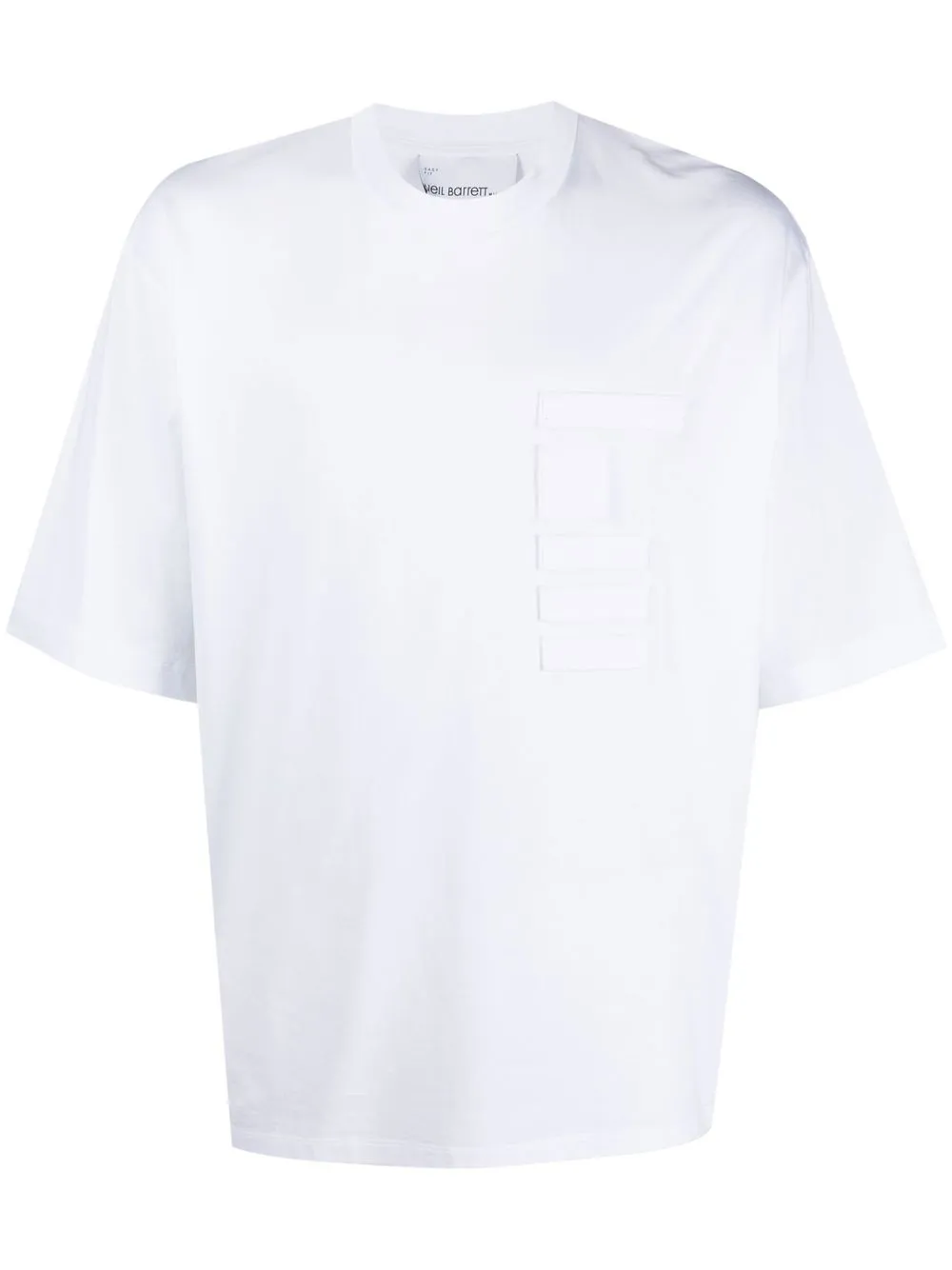 

Neil Barrett patch-detail crew-neck T-shirt - White