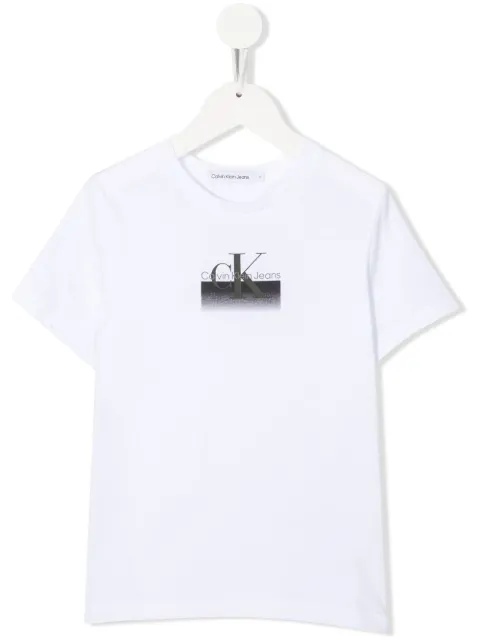Calvin Klein Kids logo-print cotton T-shirt