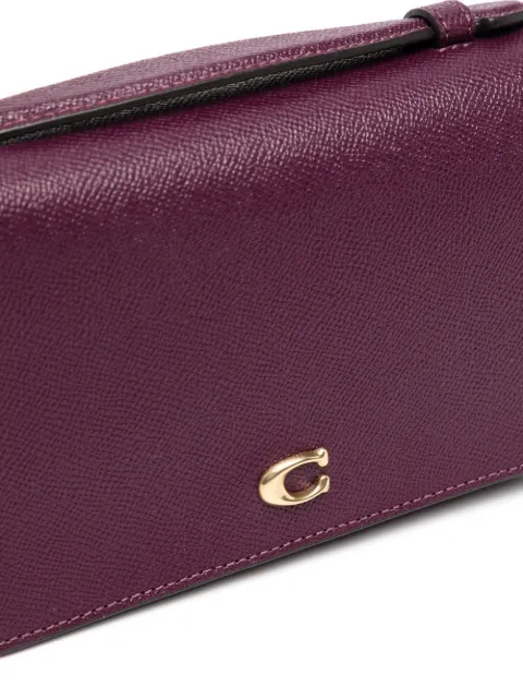 coach bea leather flat