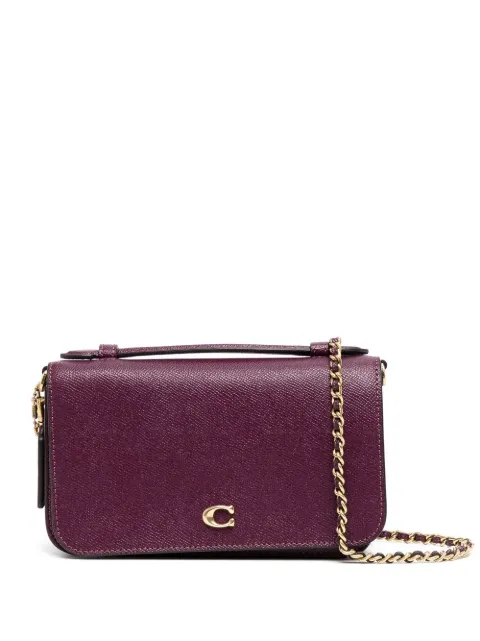 coach bea leather flat