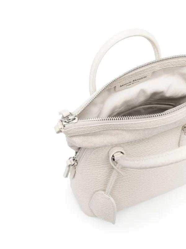 Maison Margiela Mini 5AC Classique top-handle Bag | White Maison Margiela Mini 5AC Classique top-handle Bag | White