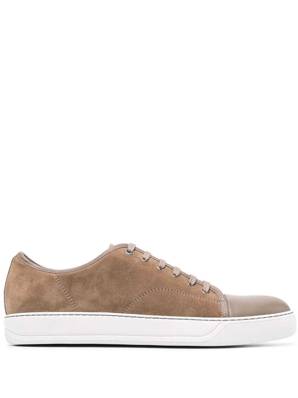 

Lanvin DBB1 low-top toe-cap sneakers - Brown