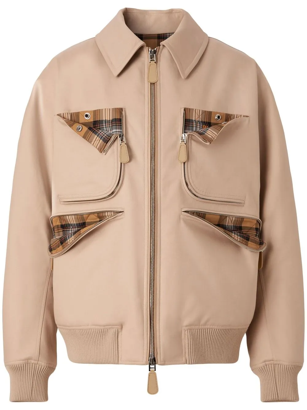 

Burberry chamarra con bolsillos Harrington - Marrón