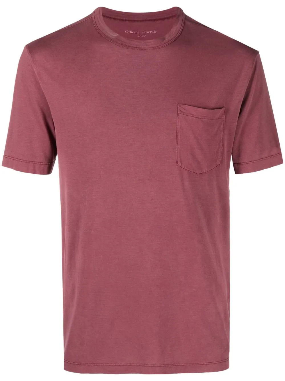 

Officine Generale patch-pocket T-shirt - Red