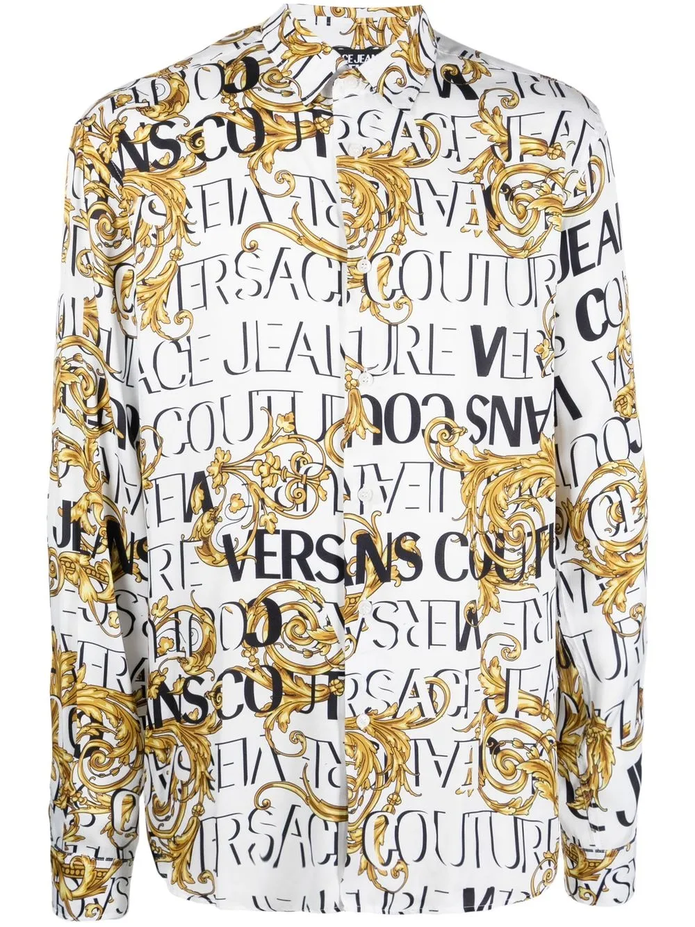 

Versace Jeans Couture logo-print shirt - White