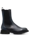Alexander McQueen leather Chelsea boots - Blue