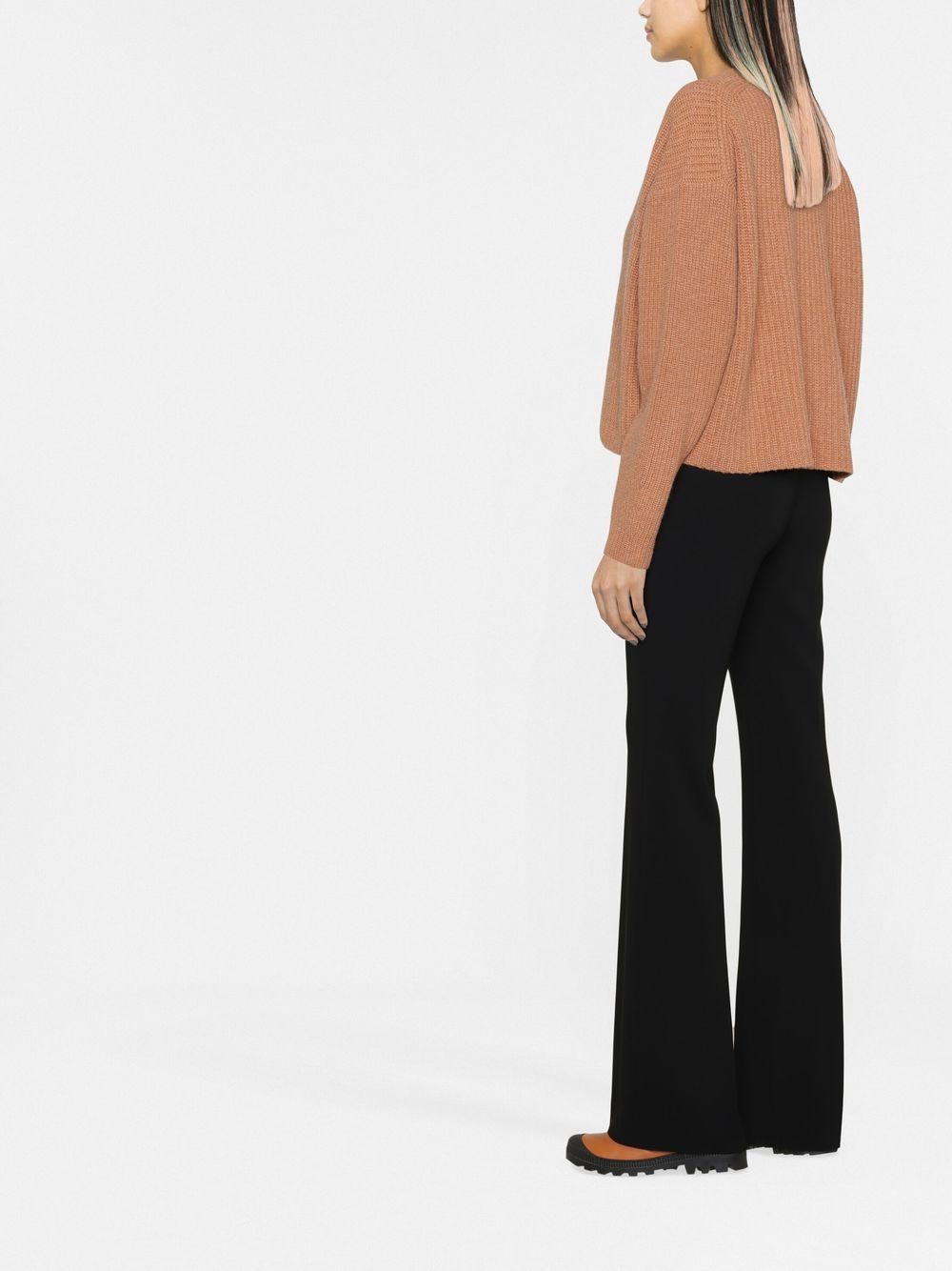 Shop Theory Straight-leg Trousers In Black