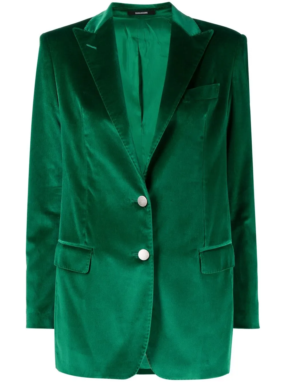 

Tagliatore blazer ajustado con botones - Verde