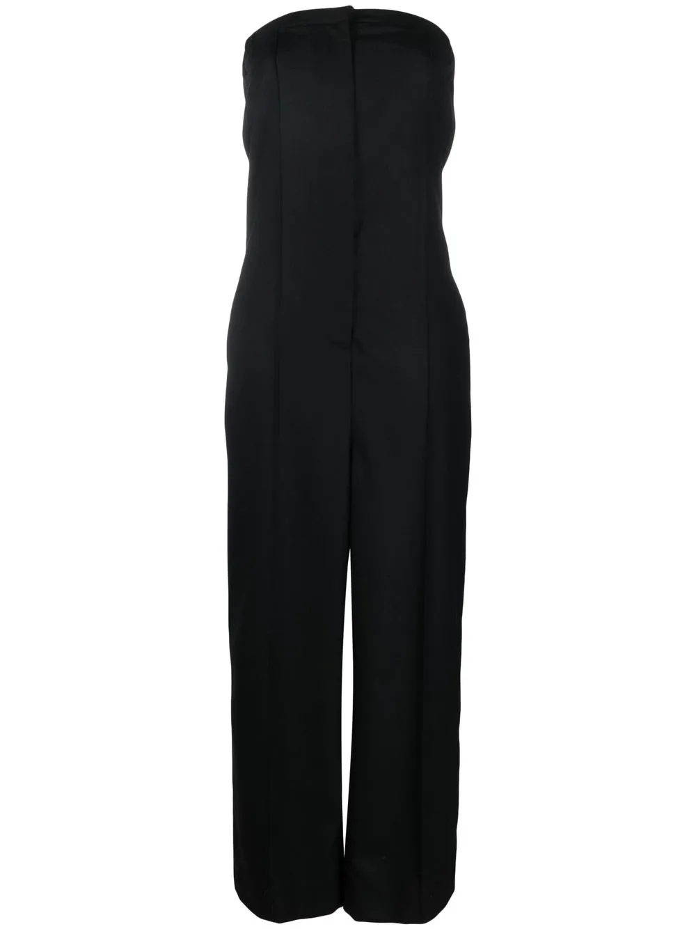 

Loulou Studio jumpsuit estilo bandeau - Negro