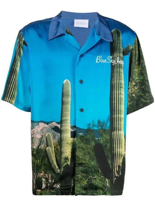 Chemise à imprimé graphique - BLUE SKY INN - Modalova