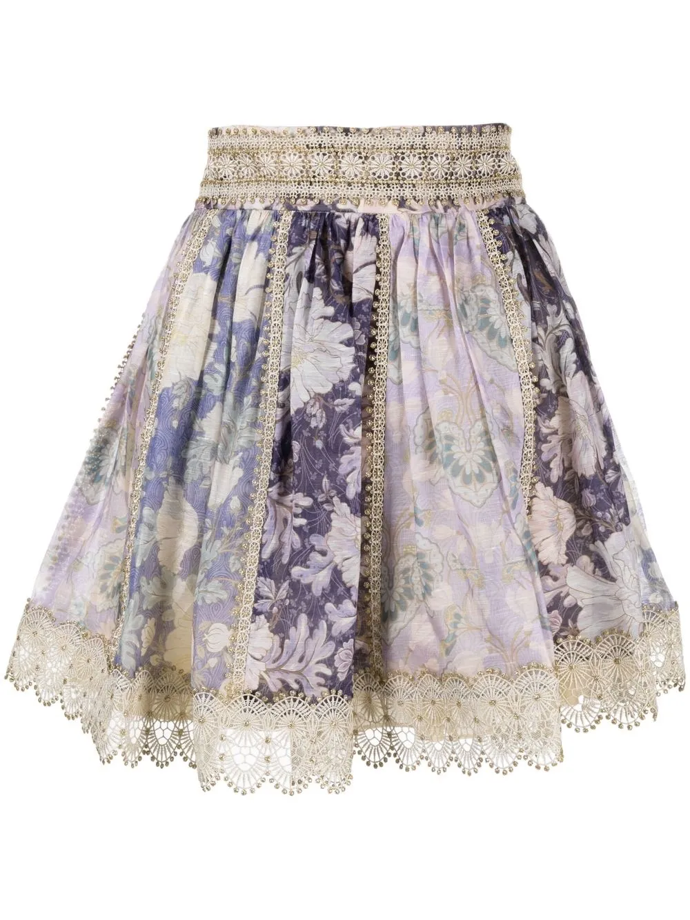 

ZIMMERMANN falda Celestial - Morado