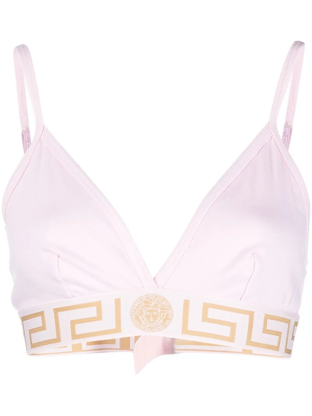 

Versace logo-underband bra top - Pink