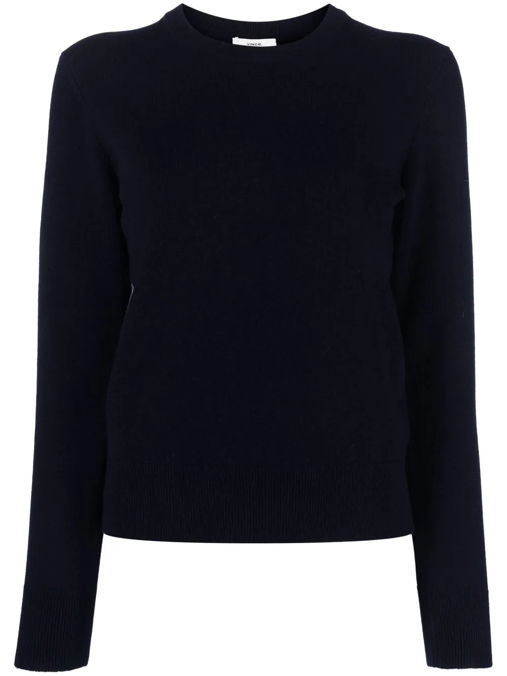 

Vince crew-neck ribbed-trim jumper - Blue