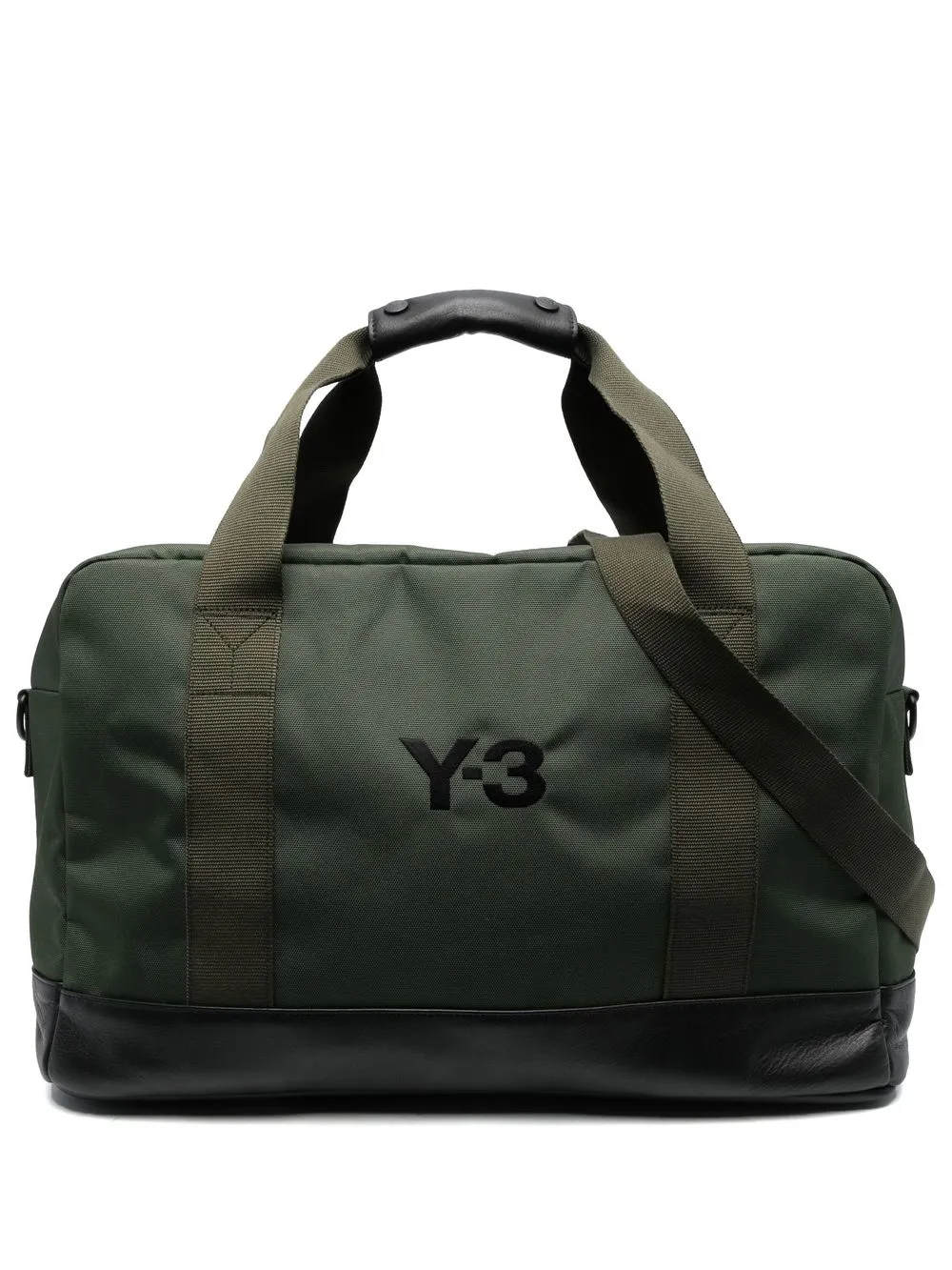 

Y-3 bolsa de viaje con logo bordado - Verde