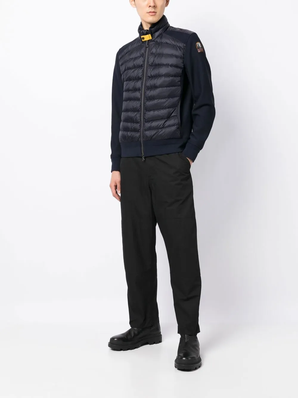 Parajumpers logo-patch quilted jacket | Smart Closet