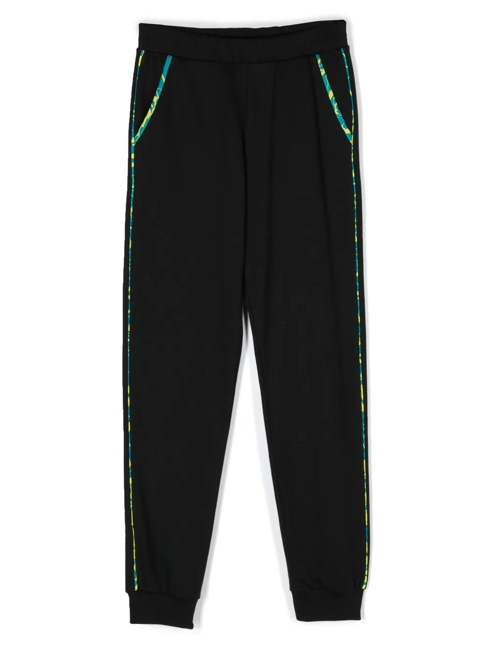 Versace Kids pants elásticos - Negro