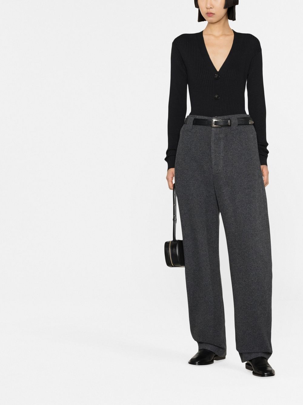 Lemaire High waist broek - Grijs