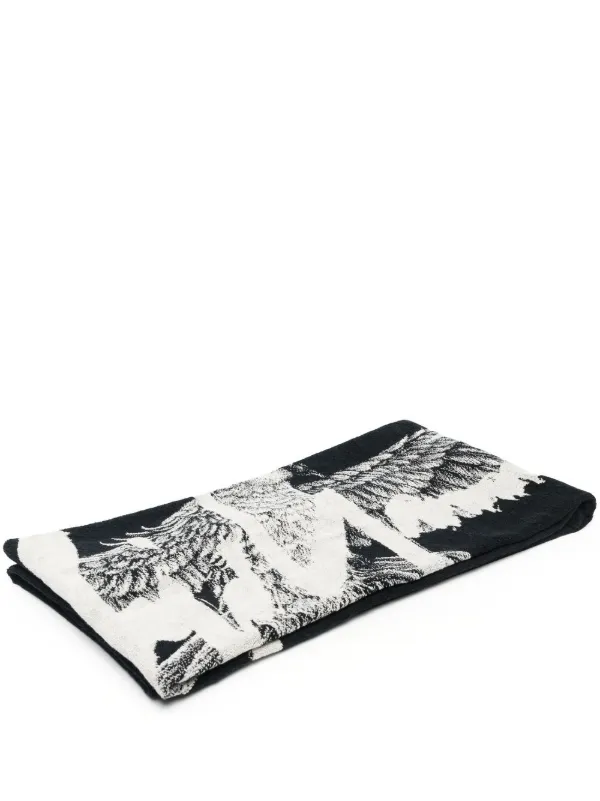 Tシャツ・カットソー YOHJI YAMAMOTO Black Terry Fabric Shower Towel 18996188_41417727_600.jpg