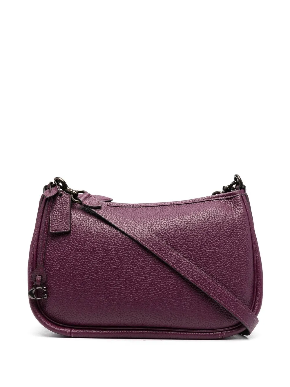 

Coach grained leather shoulder bag - Purple