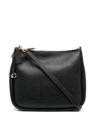 Coach textured 2025 leather shoulder bag