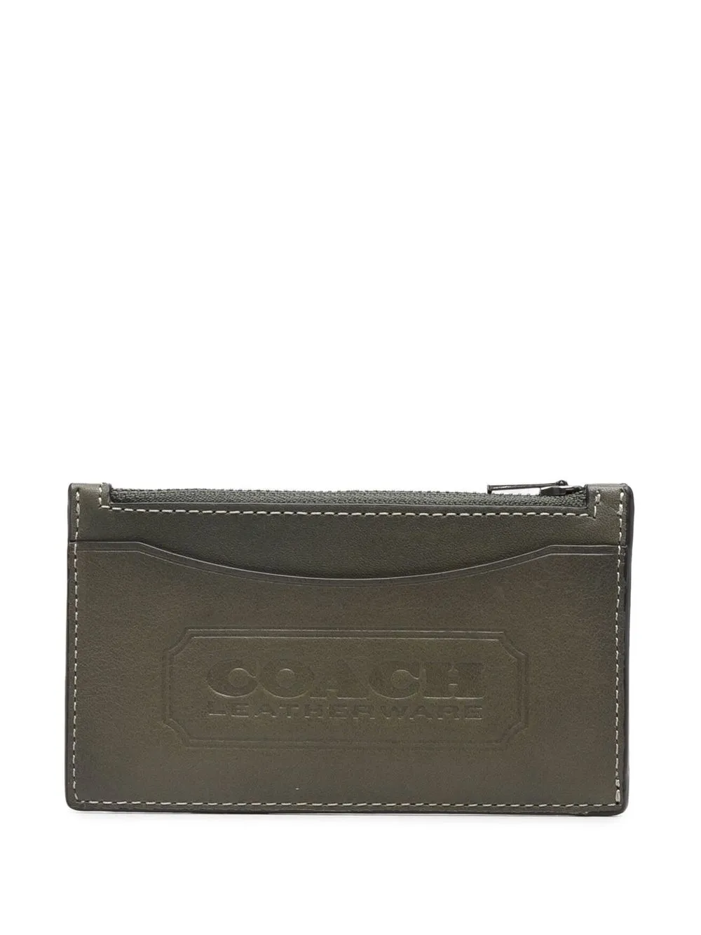 

Coach cartera con logo en relieve - Verde