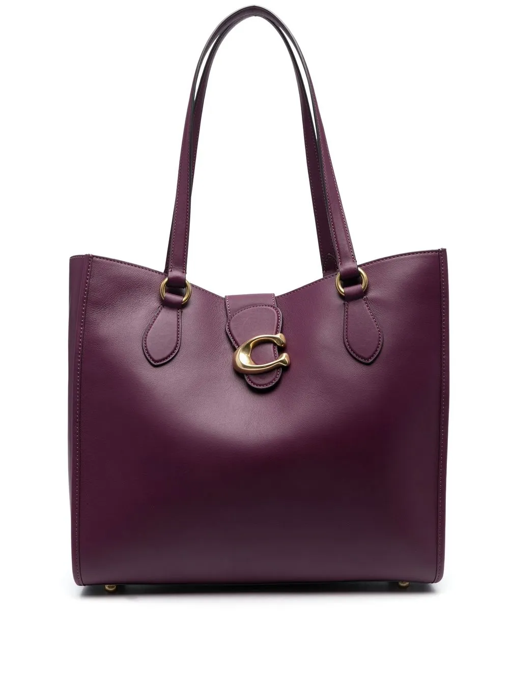 

Coach Theo logo-plaque tote bag - Purple