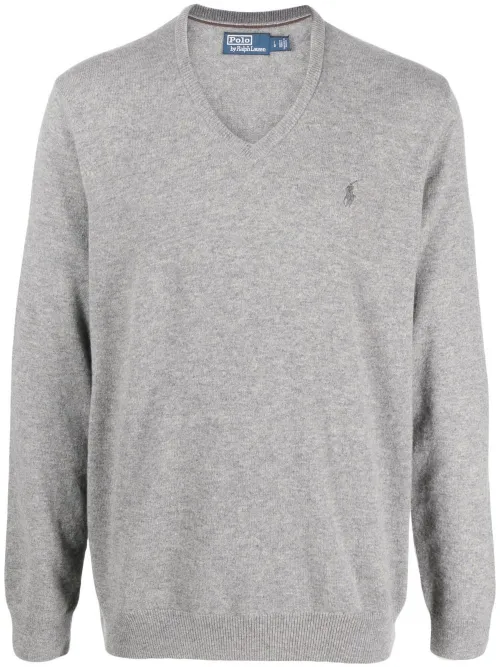 Pull Polo Pony à col v - Polo Ralph Lauren - Modalova