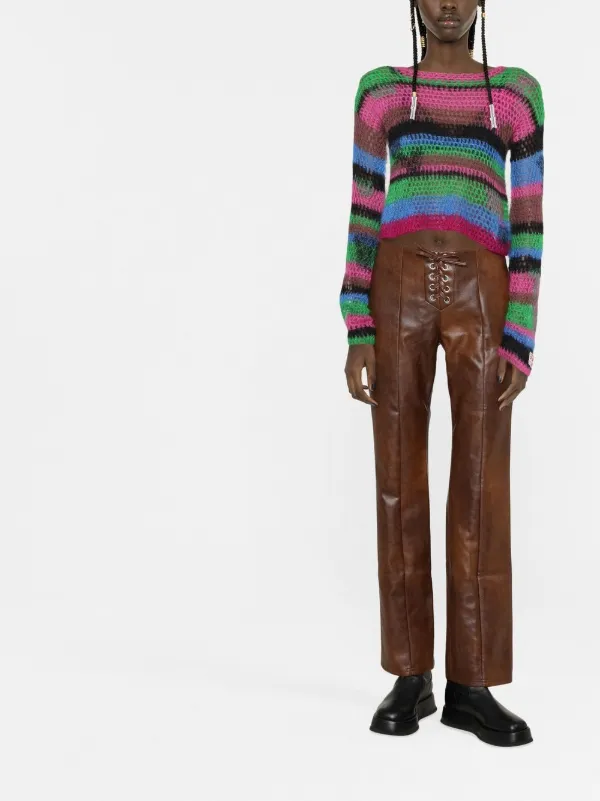 Andersson Bell ボーダー オープンニットセーター - Farfetch