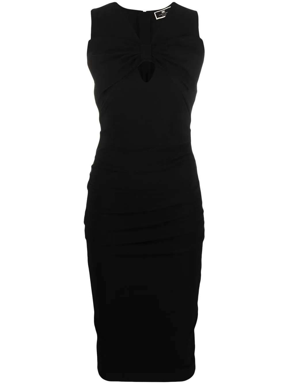 

Elisabetta Franchi bow-detail midi dress - Black