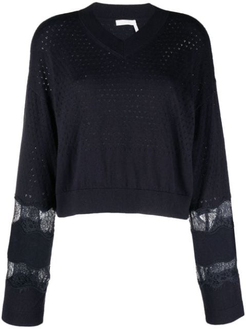 See by Chloé puff-sleeve jumper