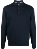 BOSS long-sleeve polo shirt - Blue