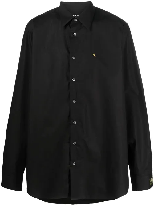 Chemise à logo brodé - Raf Simons - Modalova