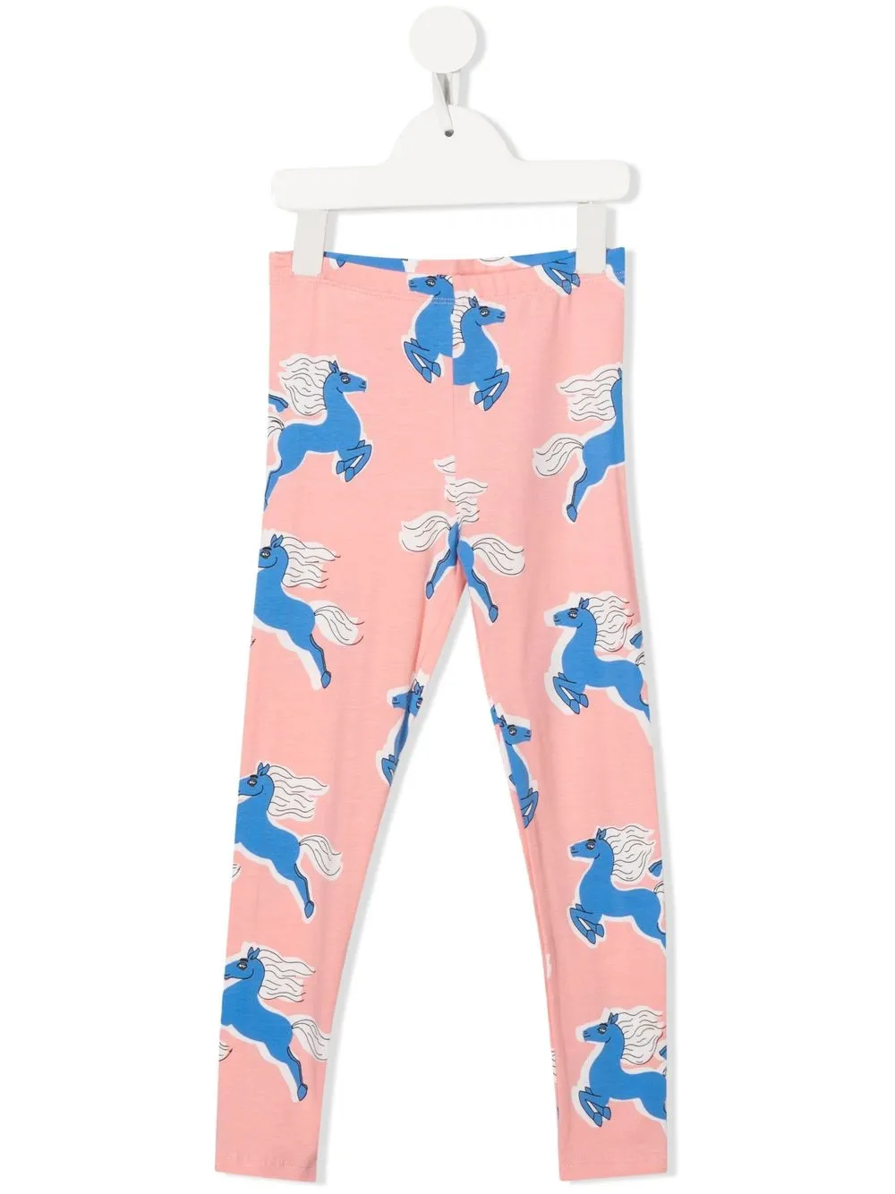 

Mini Rodini leggins con caballos estampados - Rosado