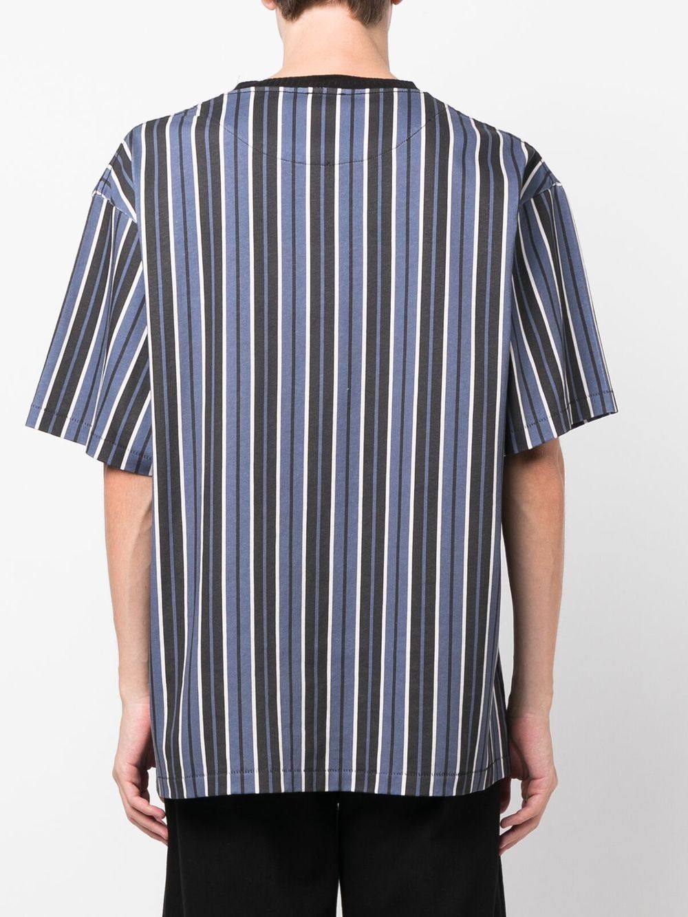 Kenzo logo-patch striped T-shirt Men