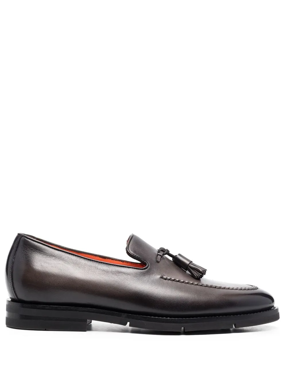 

Santoni tassel-detail leather loafers - Grey