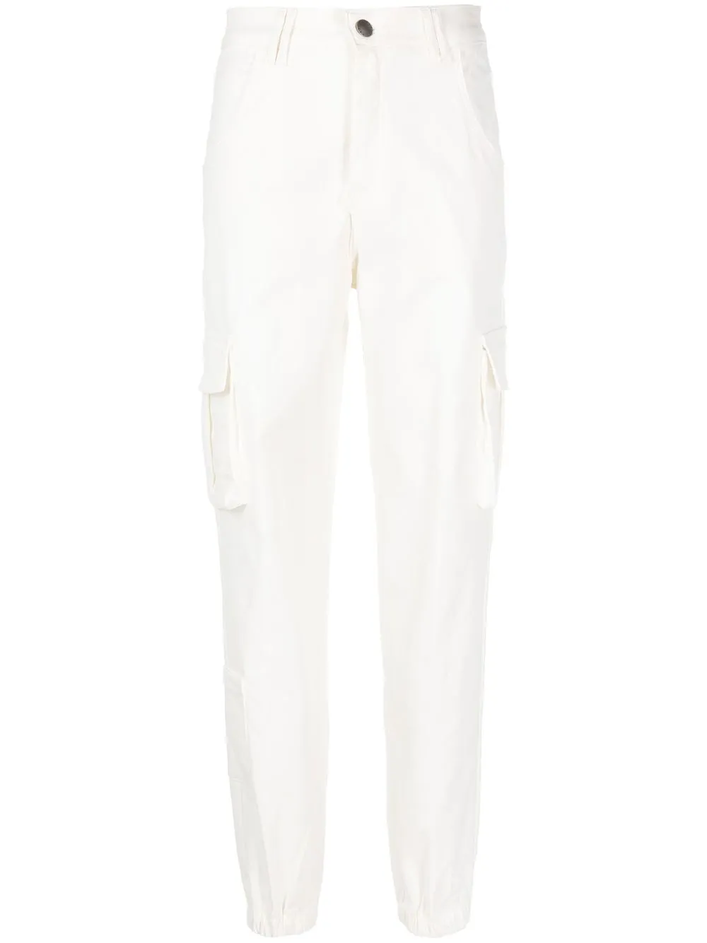 

Federica Tosi pantalones cargo tapered - Blanco