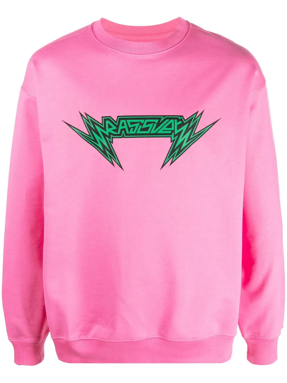 

PACCBET logo-print cotton sweatshirt - Pink