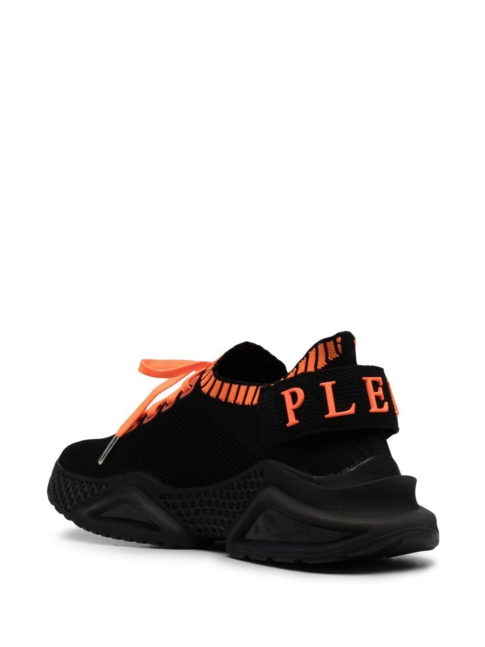 Shop Philipp Plein Runner Iconic Low-top Sneakers In Black